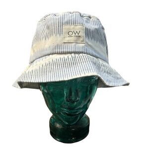 Otherwise NWT Bucket Hat Blue White Y2K Retro Summer‎